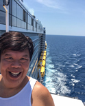 Photo of Matt on cruise ship
